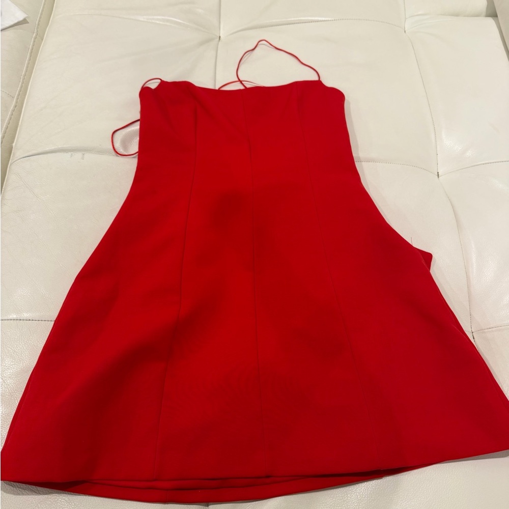 Zara Vibrant Red Mini Dress